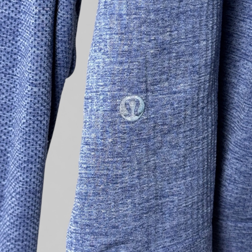 Lululemon Metal Vent Tech Hoodie Men XXL Blue Athletic Pullover - Picture 8 of 9